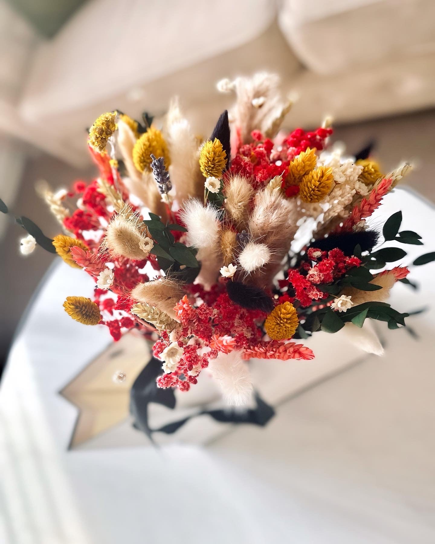 Scented BRIGHTNESS Bouquet / Dried Flowers/ Dried Flower Bouquet/ Valentines Bouquet / Dried flower arrangement / Gift for her / Bridal bouquet