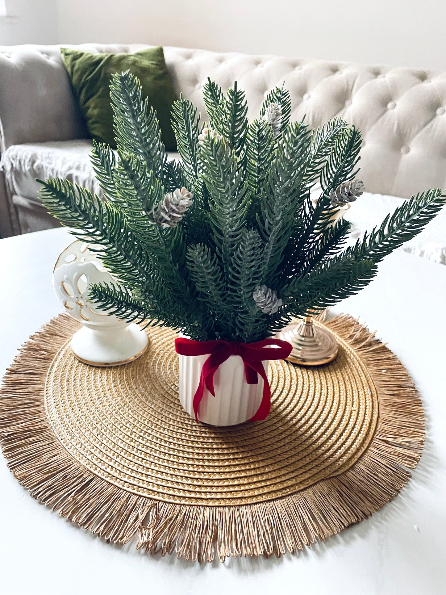 Table Top Christmas Tree Decorations Pine Christmas Tree Fake Christmas Tree in Pot Pine Tree Christmas Xmas Tree fake Small Pine Tree