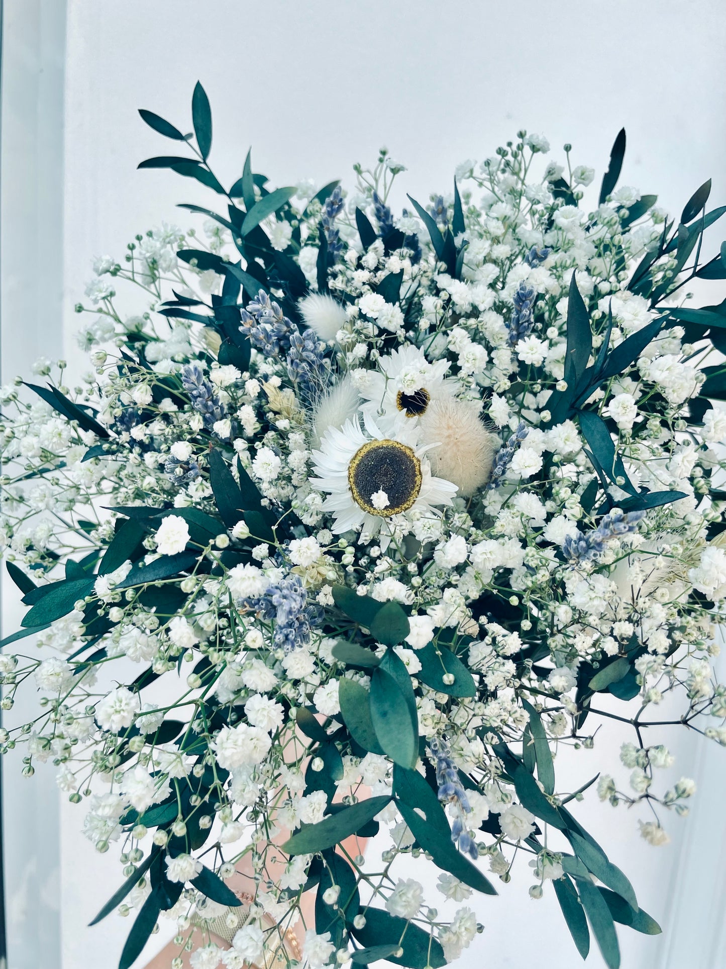 Gypsophila lavender blue Bridal Bouquet Wedding /Dried Flower Bouquet/ Gifts For Her / Dried flower arrangement/ Buttonholes