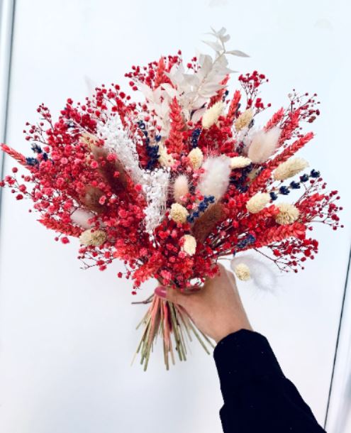 GIFT for her/ Scented Bouquet LOVE/ Dried Flowers/ Dried Flower Bouquet/ Valentines Bouquet / Dried flower arrangement