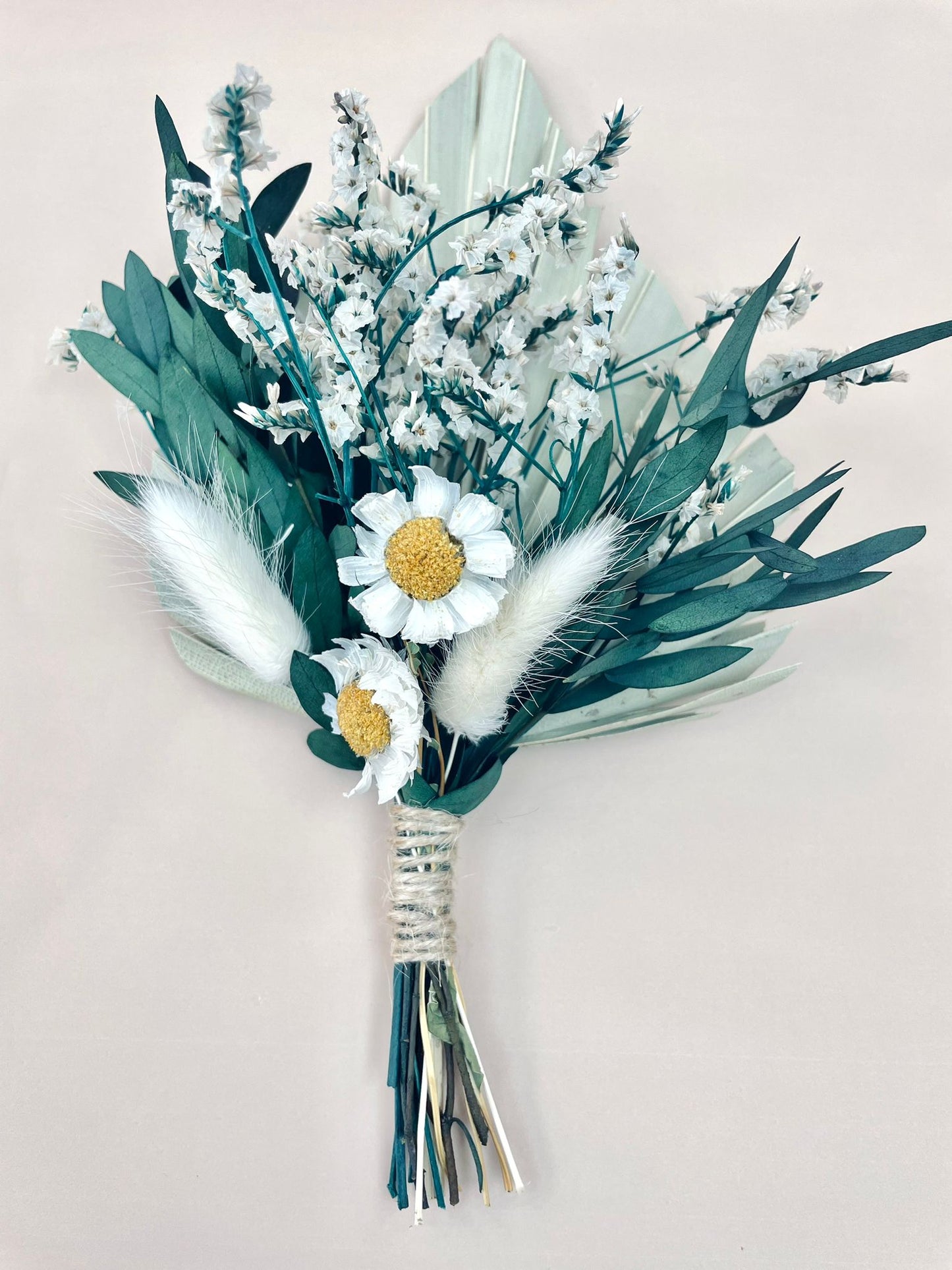 Eucalyptus Palm Spear Sage Dried Flower Cake Topper Mini Dry Flower Bouquet Cake Topper Flowers for cake decor Palm Spear Bouquet Sage