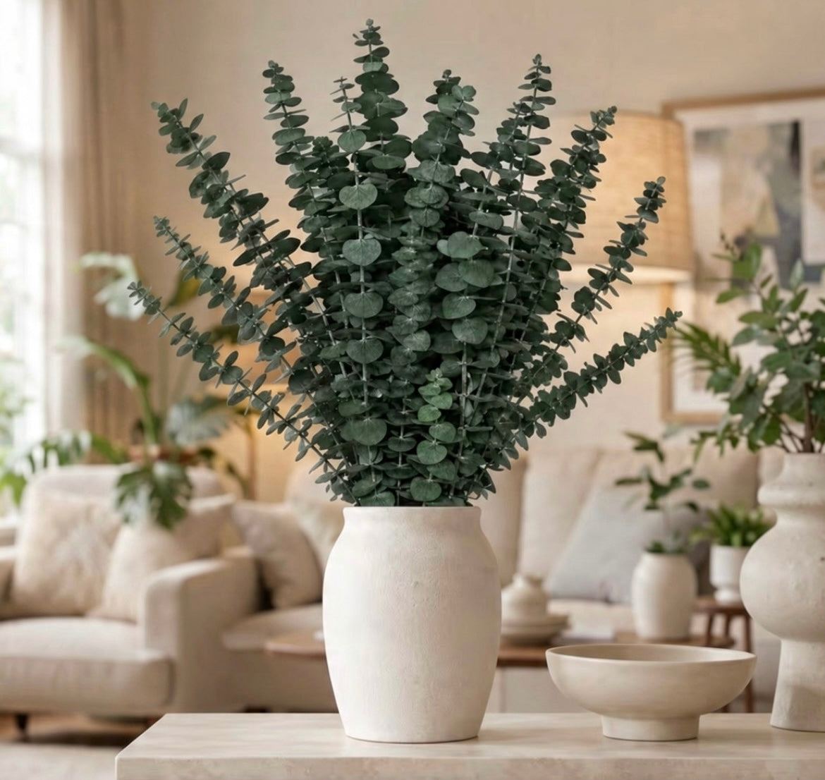 Preserved Eucalyptus Stems – Natural Dried Eucalyptus for Home Decor & Floristry