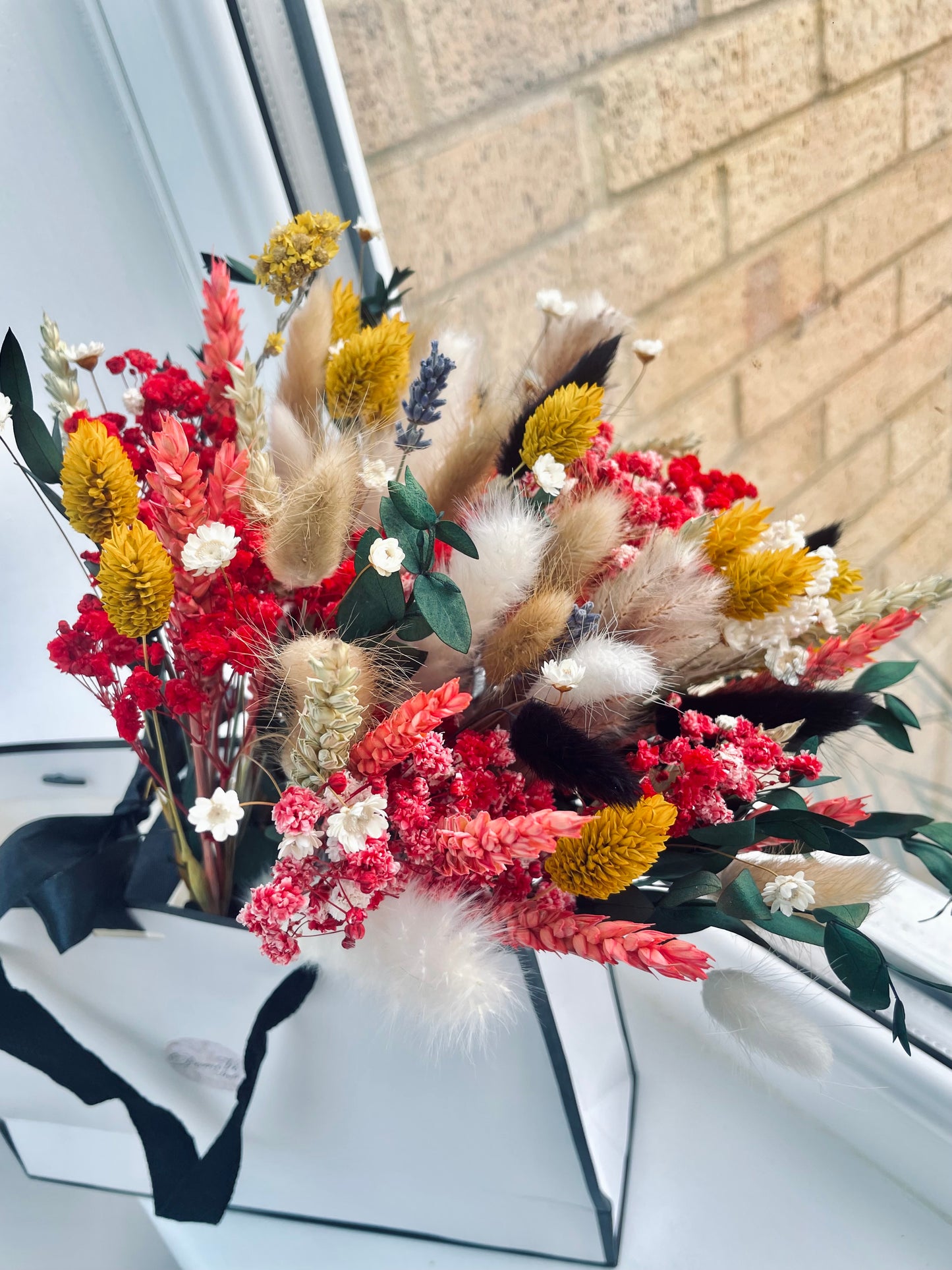 Scented BRIGHTNESS Bouquet / Dried Flowers/ Dried Flower Bouquet/ Valentines Bouquet / Dried flower arrangement / Gift for her / Bridal bouquet