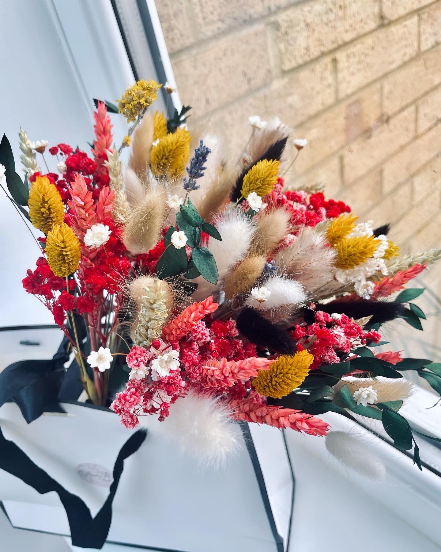 Scented BRIGHTNESS Bouquet / Dried Flowers/ Dried Flower Bouquet/ Valentines Bouquet / Dried flower arrangement / Gift for her / Bridal bouquet
