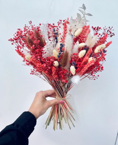 GIFT for her/ Scented Bouquet LOVE/ Dried Flowers/ Dried Flower Bouquet/ Valentines Bouquet / Dried flower arrangement