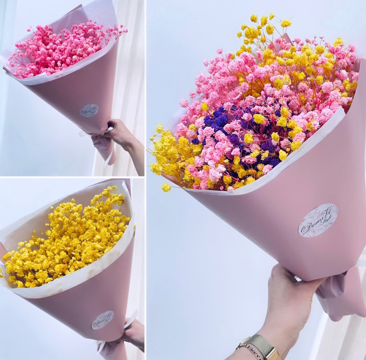 Scented Gypsophila Bouquet/ Baby Shower Bouquet/ Birthday Gift for Her