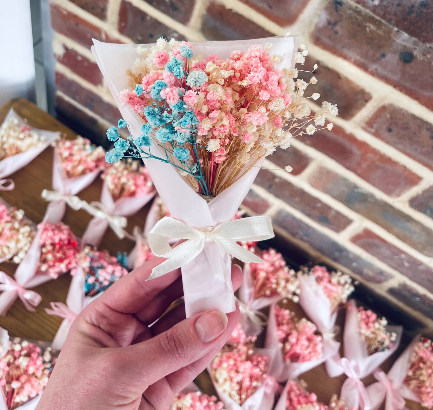 Dried Flower Mini Bouquet Mini Posy Colourful Bridesmaid Proposal Gift For Her Letterbox Flowers