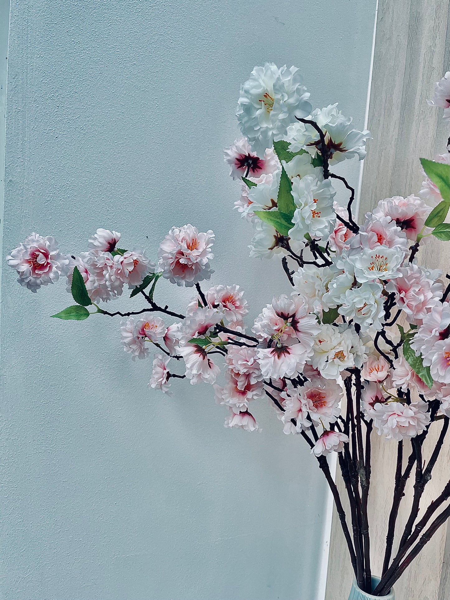 Artificial Silk Japanese Cherry Blossom Flower Spray 75cm/29 Inch