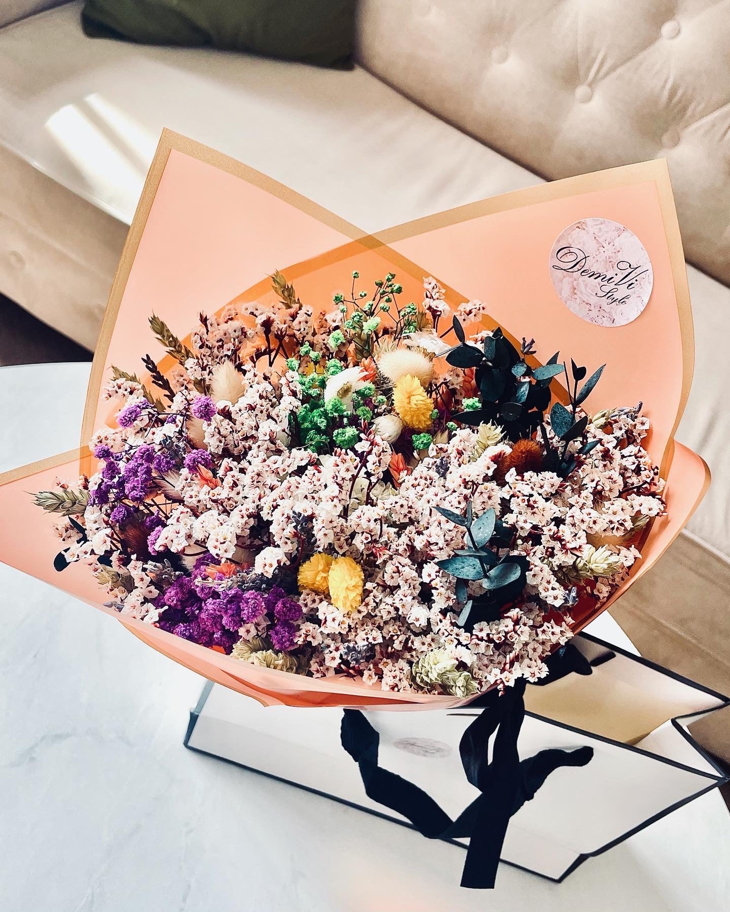 Wildflower Bouquet/ Dried Flower Bouquet/ Gifts For Her / Dry Flower Bouquet / Wedding bouquet / Dried flower arrangement/ Rustic