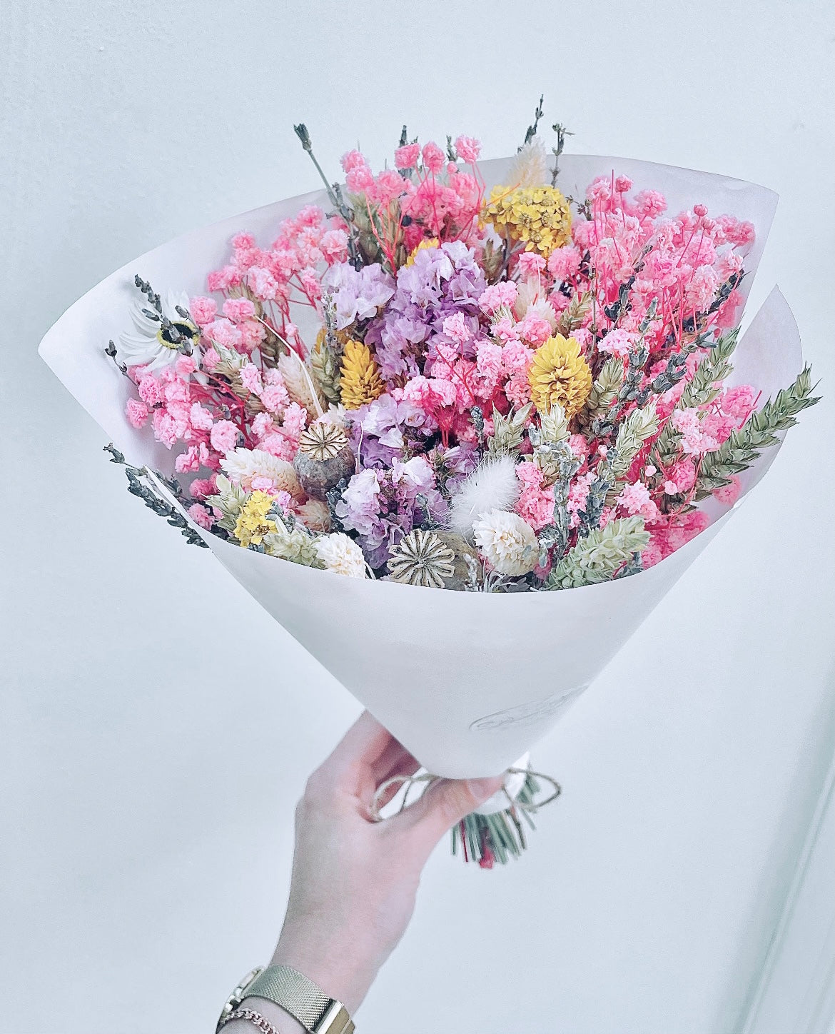 Scented Bridal Bouquet / Dried Flowers/ Dried Flower Bouquet/ Gifts For Her / Bridal Bouquet / Wedding bouquet / Dried flower arrangement