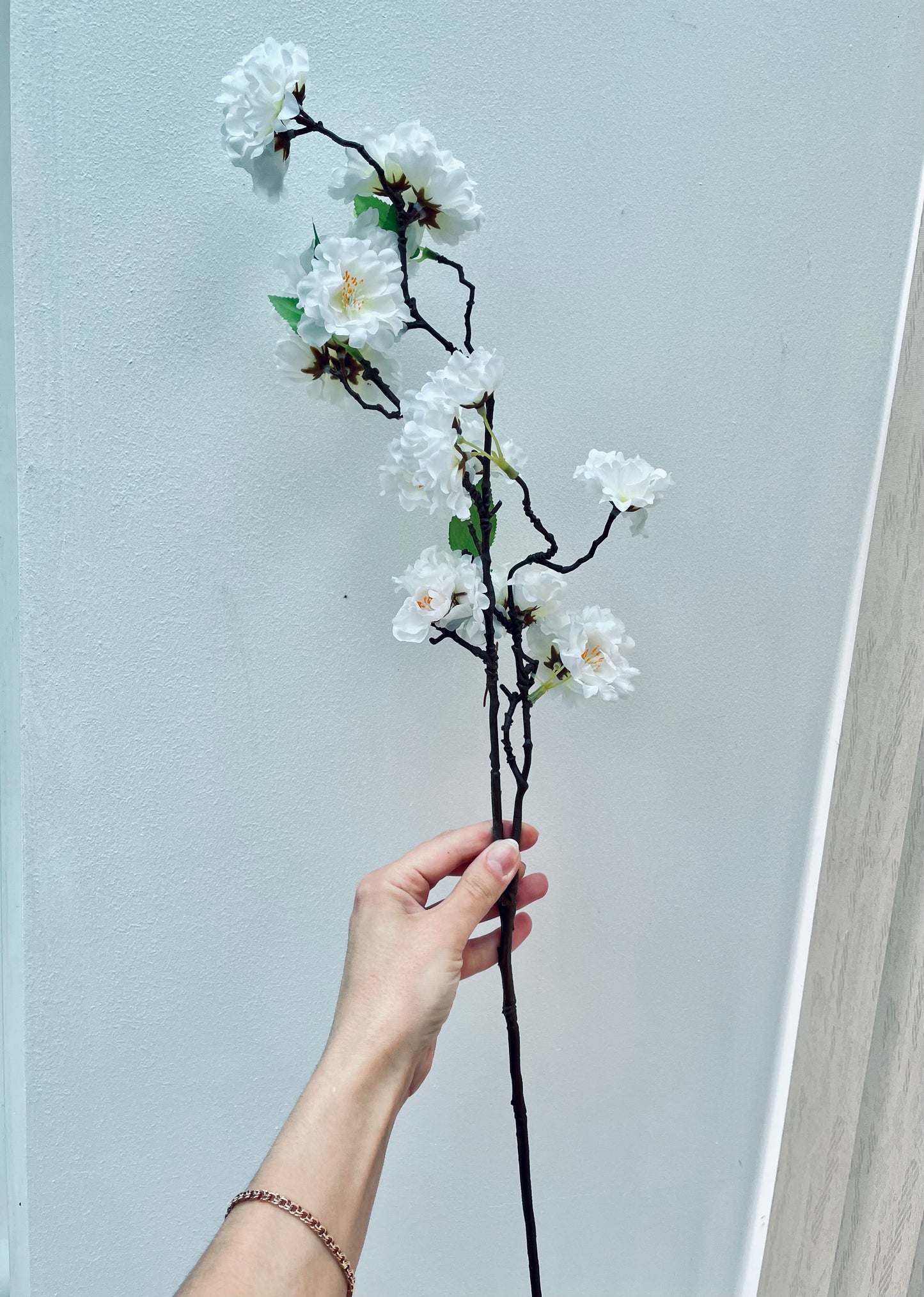 Artificial Silk Japanese Cherry Blossom Flower Spray 75cm/29 Inch