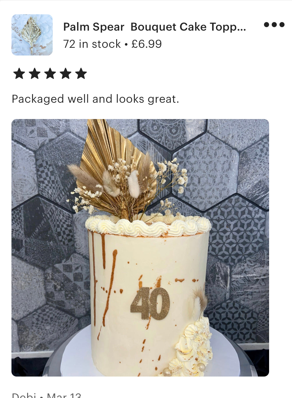 Palm Spear Cake Topper Palm Leaf Dried Flower Cake Topper Dry Flower Pampas Cake Topper Cream Gold Palm Spear Bouquet Number Cake Topper