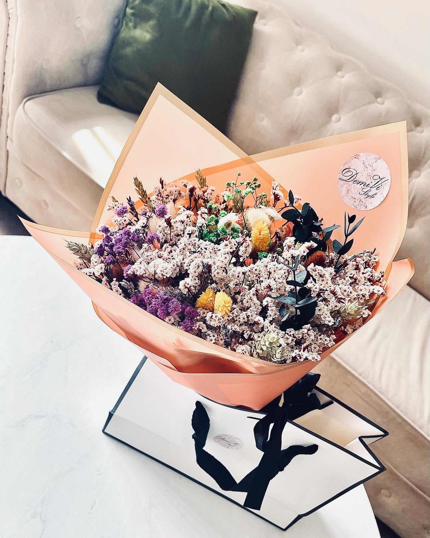 Wildflower Bouquet/ Dried Flower Bouquet/ Gifts For Her / Dry Flower Bouquet / Wedding bouquet / Dried flower arrangement/ Rustic