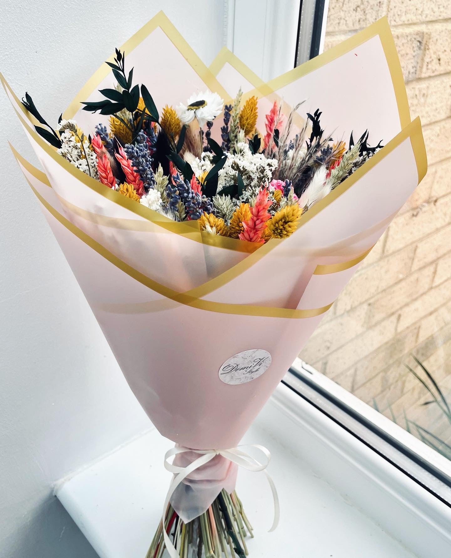 Wildflower Bouquet/ Dried Flower Bouquet/ Gifts For Her / Dry Flower Bouquet / Wedding bouquet / Dried flower arrangement/ Rustic