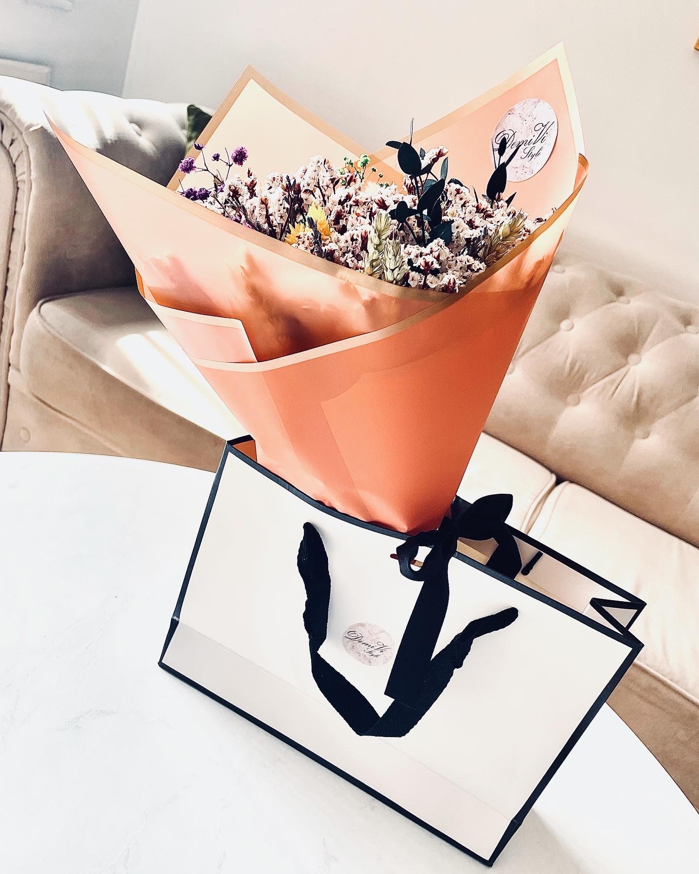 Wildflower Bouquet/ Dried Flower Bouquet/ Gifts For Her / Dry Flower Bouquet / Wedding bouquet / Dried flower arrangement/ Rustic