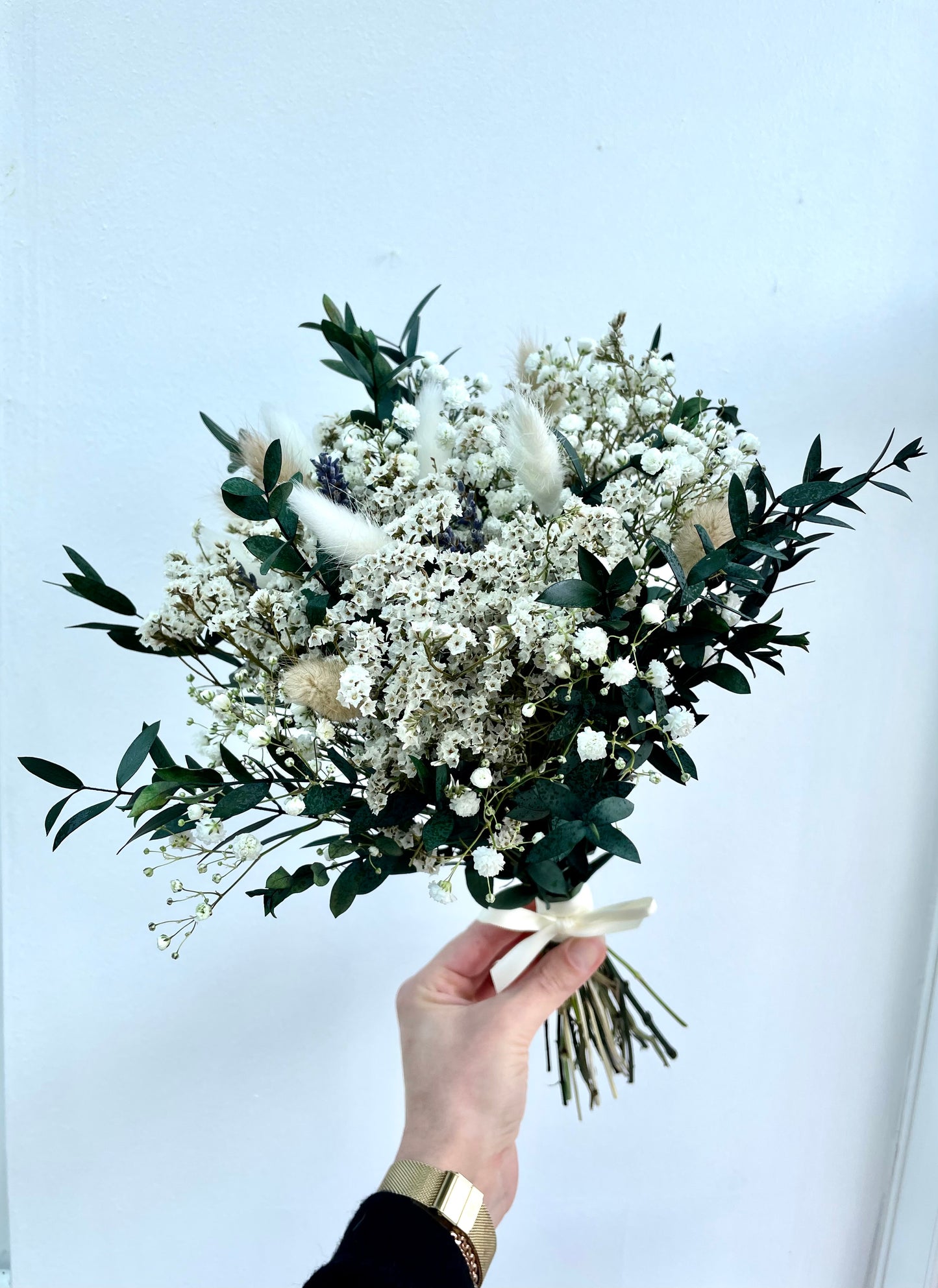 Gybsophila / Eucalyptus / Lavender Bouquet