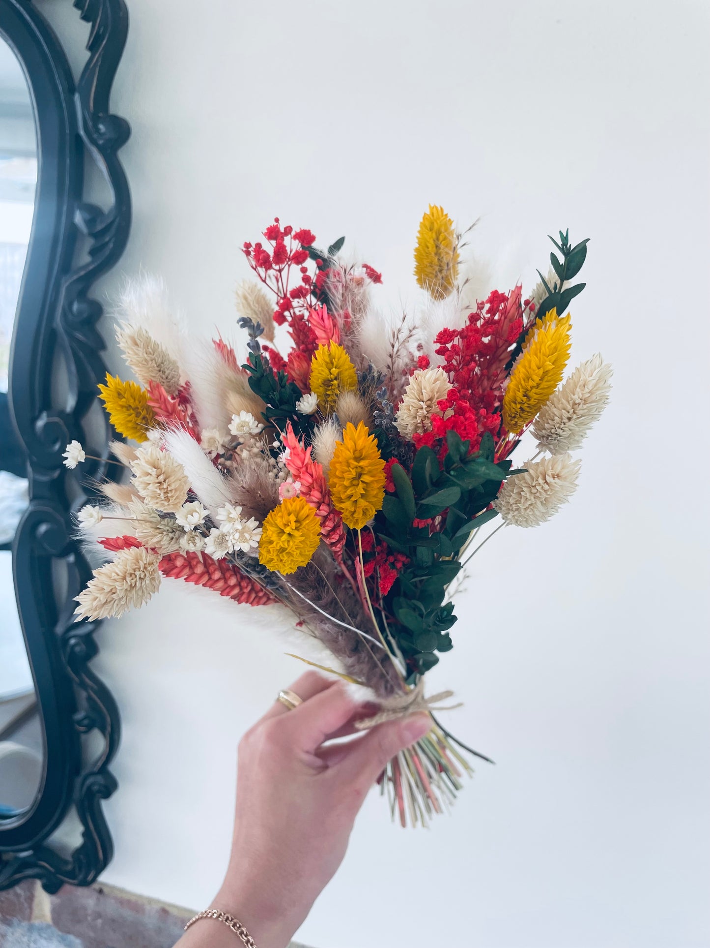 Scented BRIGHTNESS Bouquet / Dried Flowers/ Dried Flower Bouquet/ Valentines Bouquet / Dried flower arrangement / Gift for her / Bridal bouquet