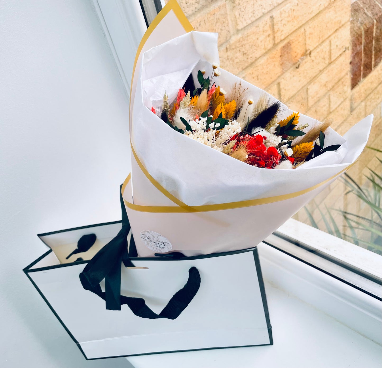 Scented BRIGHTNESS Bouquet / Dried Flowers/ Dried Flower Bouquet/ Valentines Bouquet / Dried flower arrangement / Gift for her / Bridal bouquet