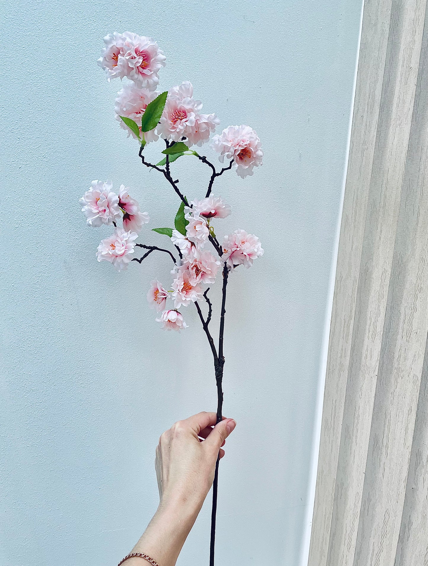 Artificial Silk Japanese Cherry Blossom Flower Spray 75cm/29 Inch
