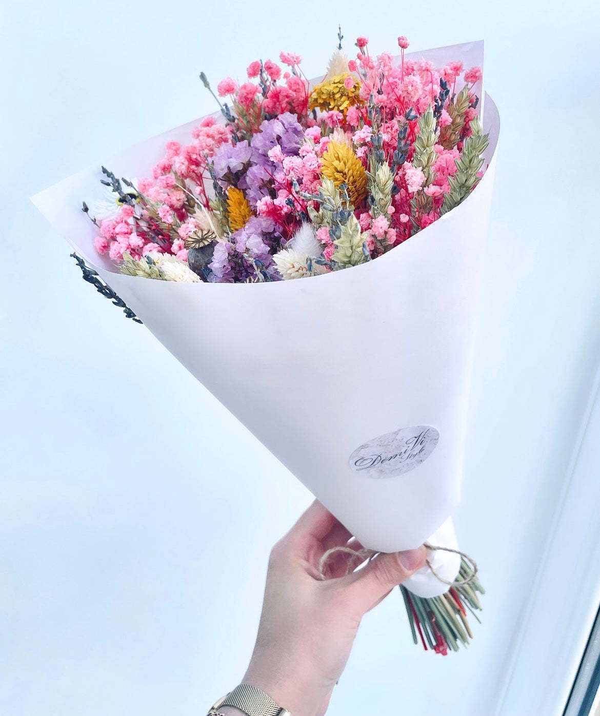 Scented Bridal Bouquet / Dried Flowers/ Dried Flower Bouquet/ Gifts For Her / Bridal Bouquet / Wedding bouquet / Dried flower arrangement