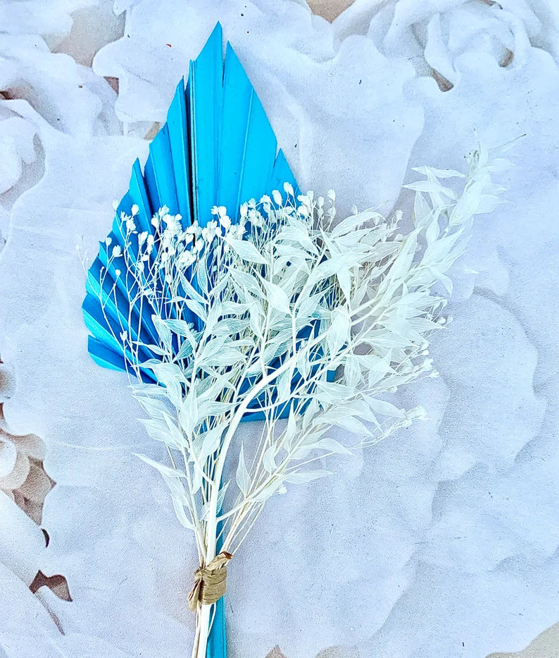Palm Spear Cake Topper Palm Leaf Dried Flower Cake Topper Dry Flower Pampas Cake Topper Cream Gold Palm Spear Bouquet Number Cake Topper