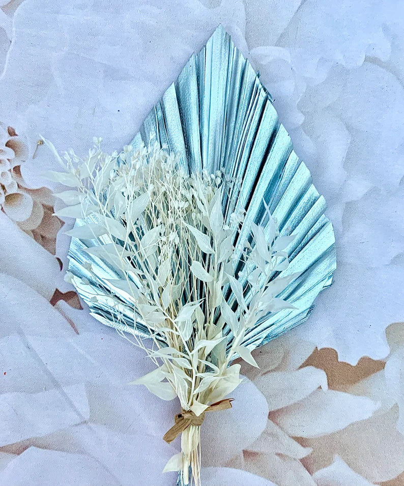 Palm Spear Cake Topper Palm Leaf Dried Flower Cake Topper Dry Flower Pampas Cake Topper Cream Gold Palm Spear Bouquet Number Cake Topper