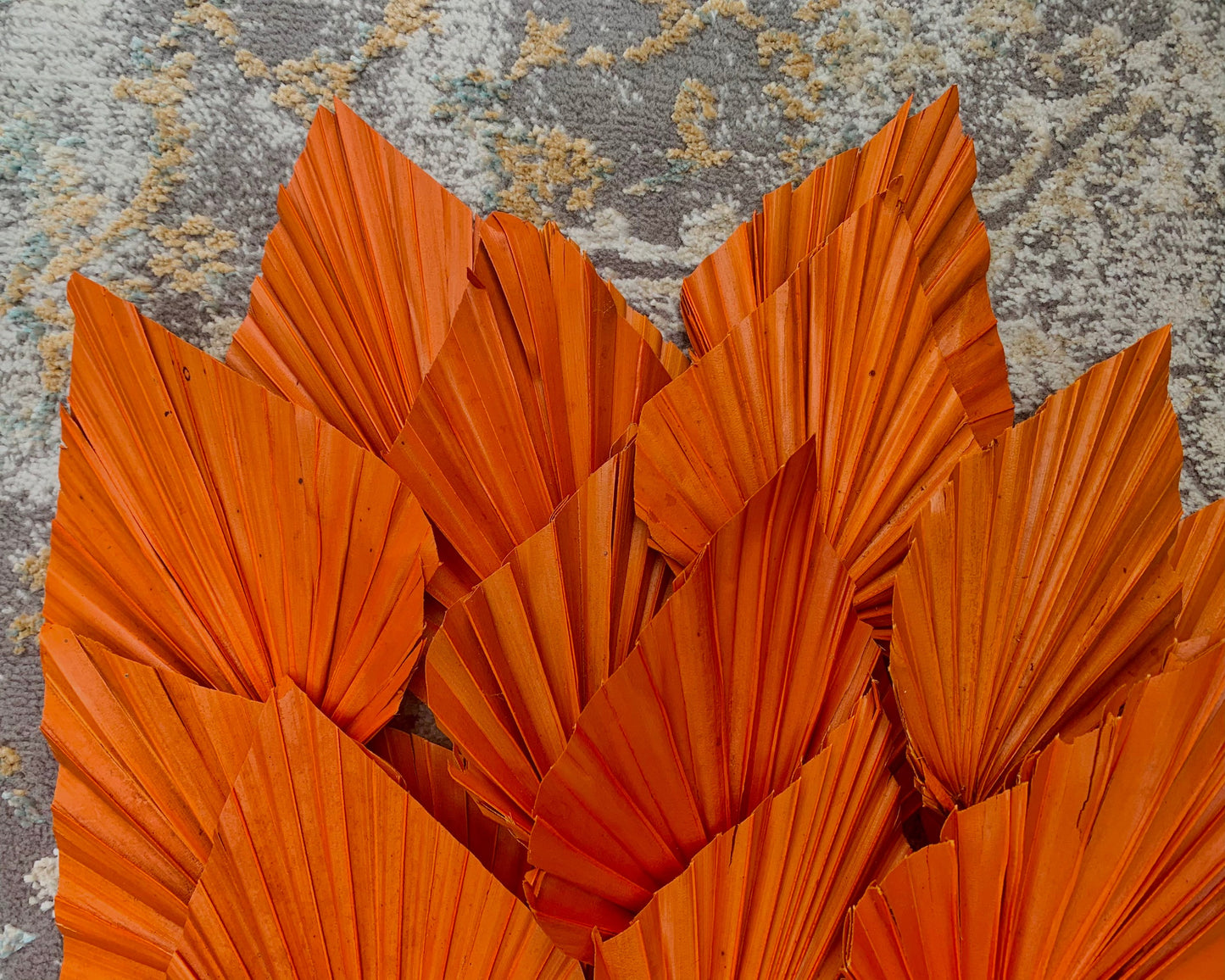 3x Dried Palm Spear Leaves ,colour pink fuscia orange/boho decor, dried vase flowers, palm leaf UK, palm decor, palm spear cake topper/