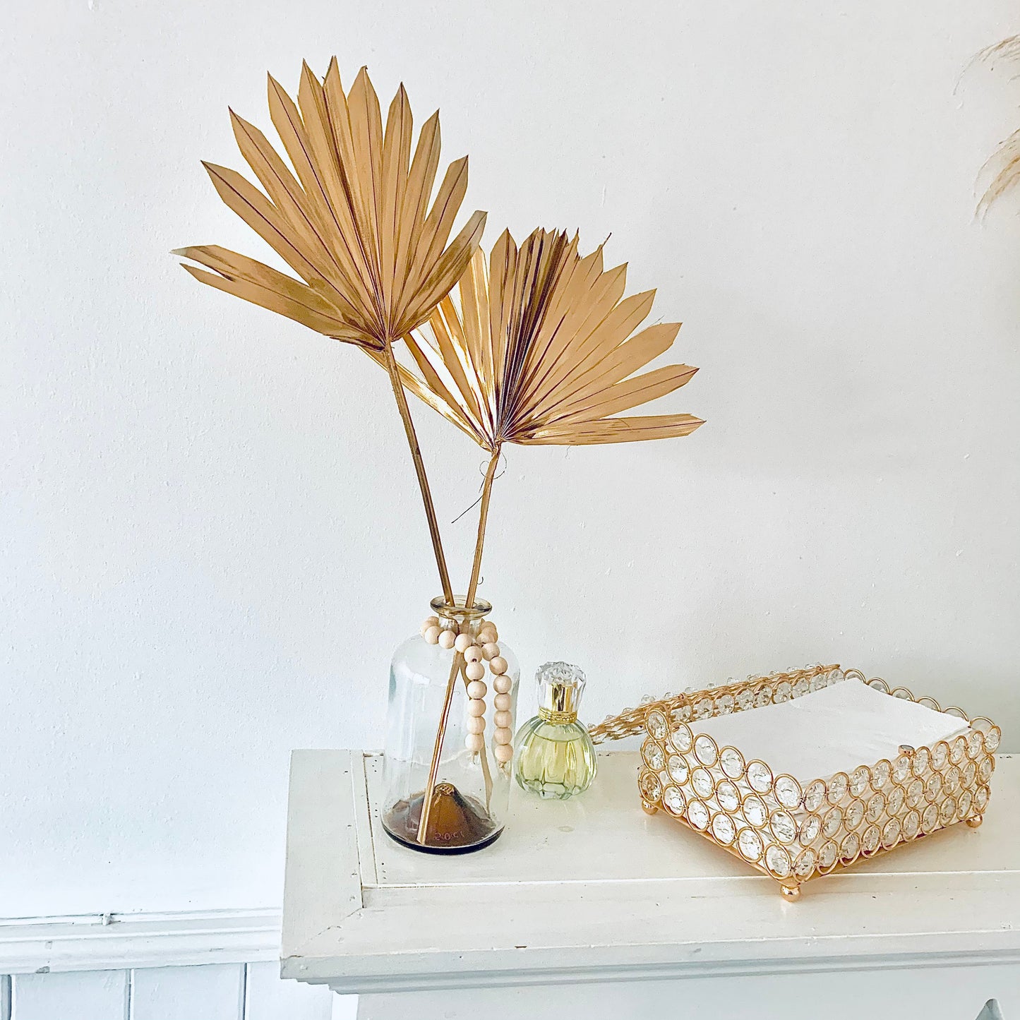 Gold sun palm leaf / palm leaves/ palm spears / cake topper / palm cake topper