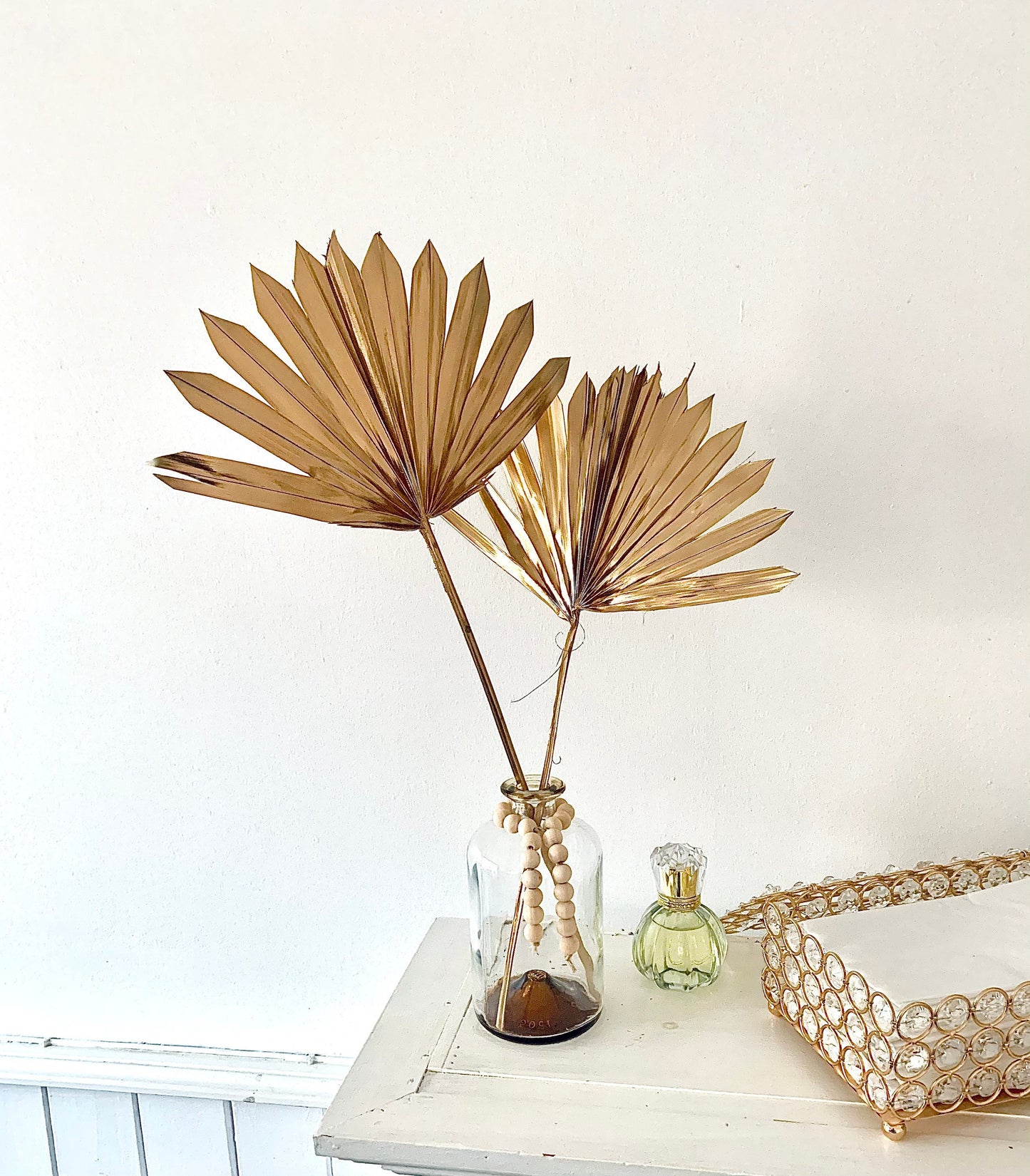 Gold sun palm leaf / palm leaves/ palm spears / cake topper / palm cake topper
