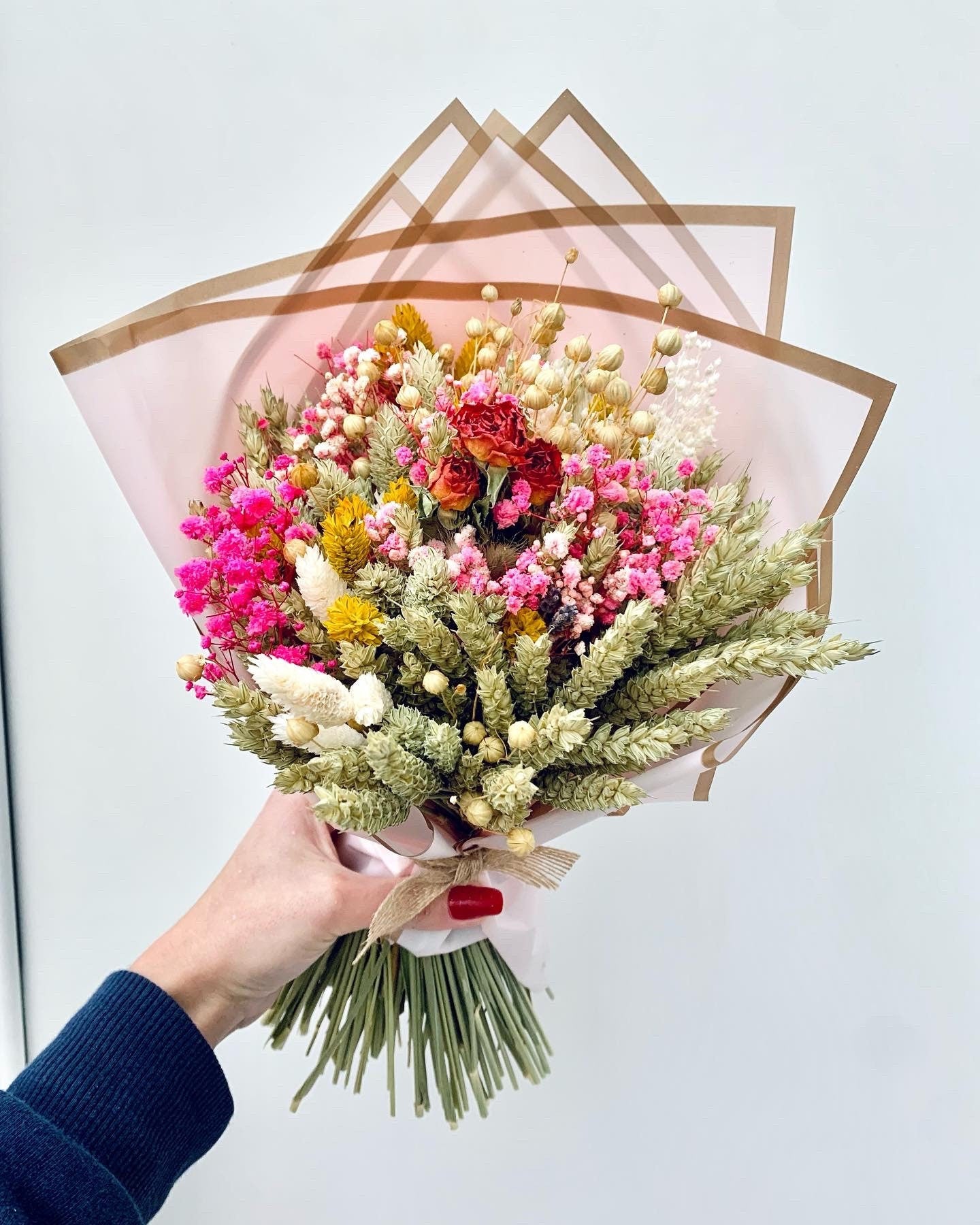 Scented Summer Bouquet / Dried Flowers/ Dried Flower Bouquet/ Gifts For Her / Bridal Bouquet / Dried flower arrangement / Wedding Bouquet