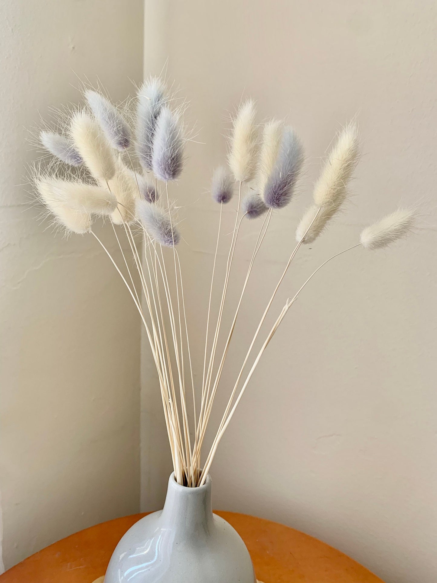 GIFT SET Ceramic bud vase/ bunny tails / scented bubble candle / boho decor / home decor gift for her/ owl candle / valentines gift