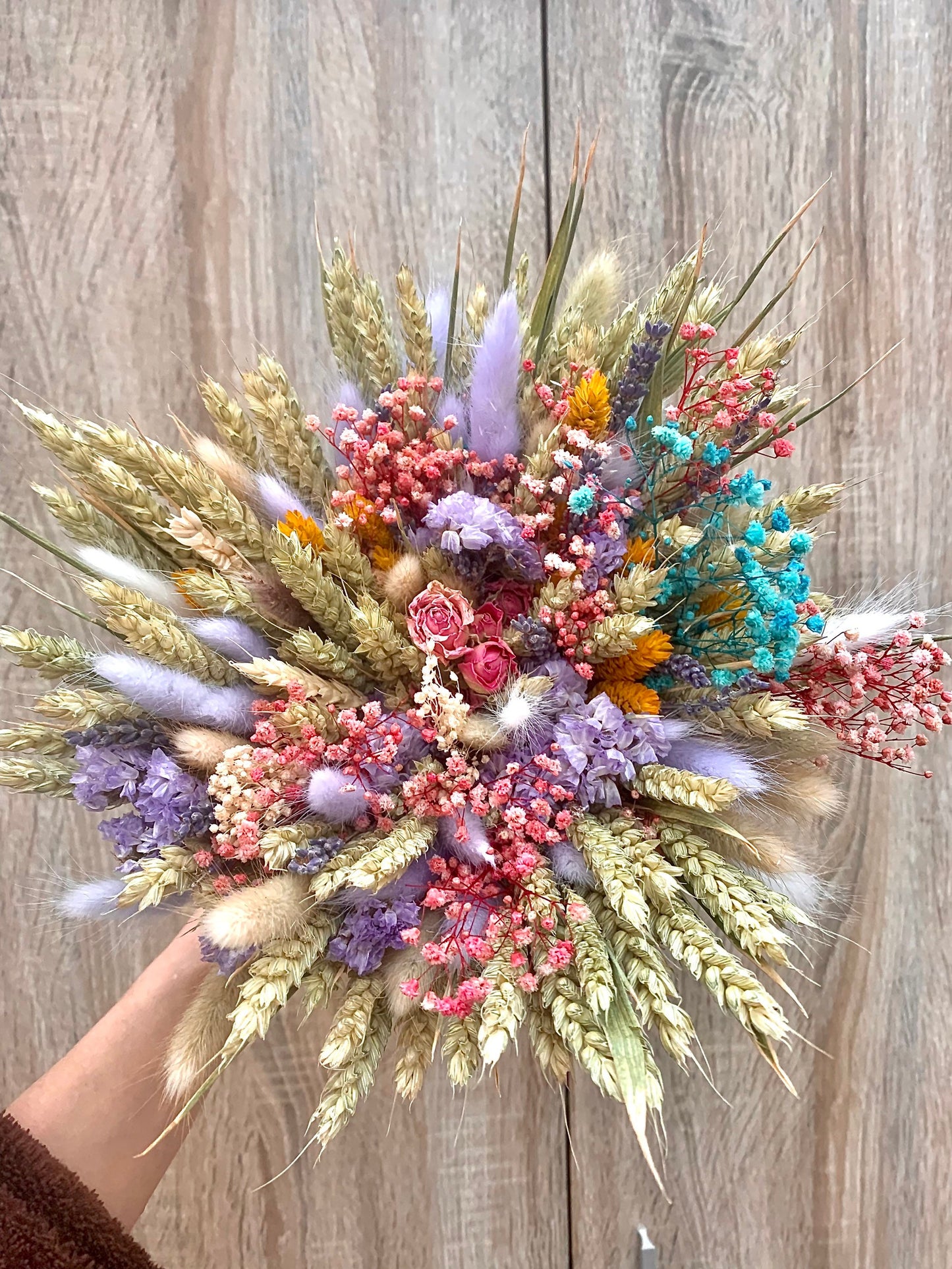 GIFT FOR HER Scented Summer Bouquet / Wedding bouquet/ Dried Flower Bouquet/ Wildflower Bouquet/ Dried flower arrangement / Bridal Bouquet