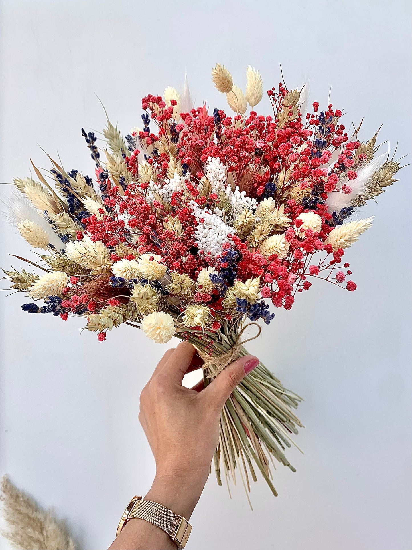 Scented BERRY Bouquet / Dried Flowers/ Dried Flower Bouquet/ Valentines Bouquet / Dried flower arrangement / Gift for her / Bridal bouquet