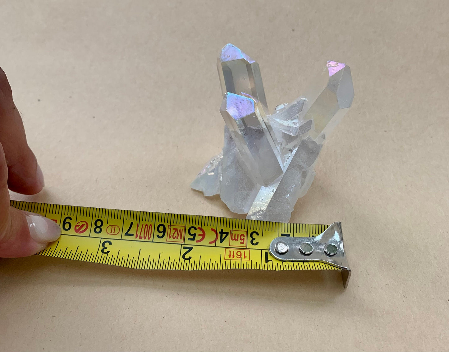 Angel Aura Quartz Crystal Cluster / Healing Crystal 70gr