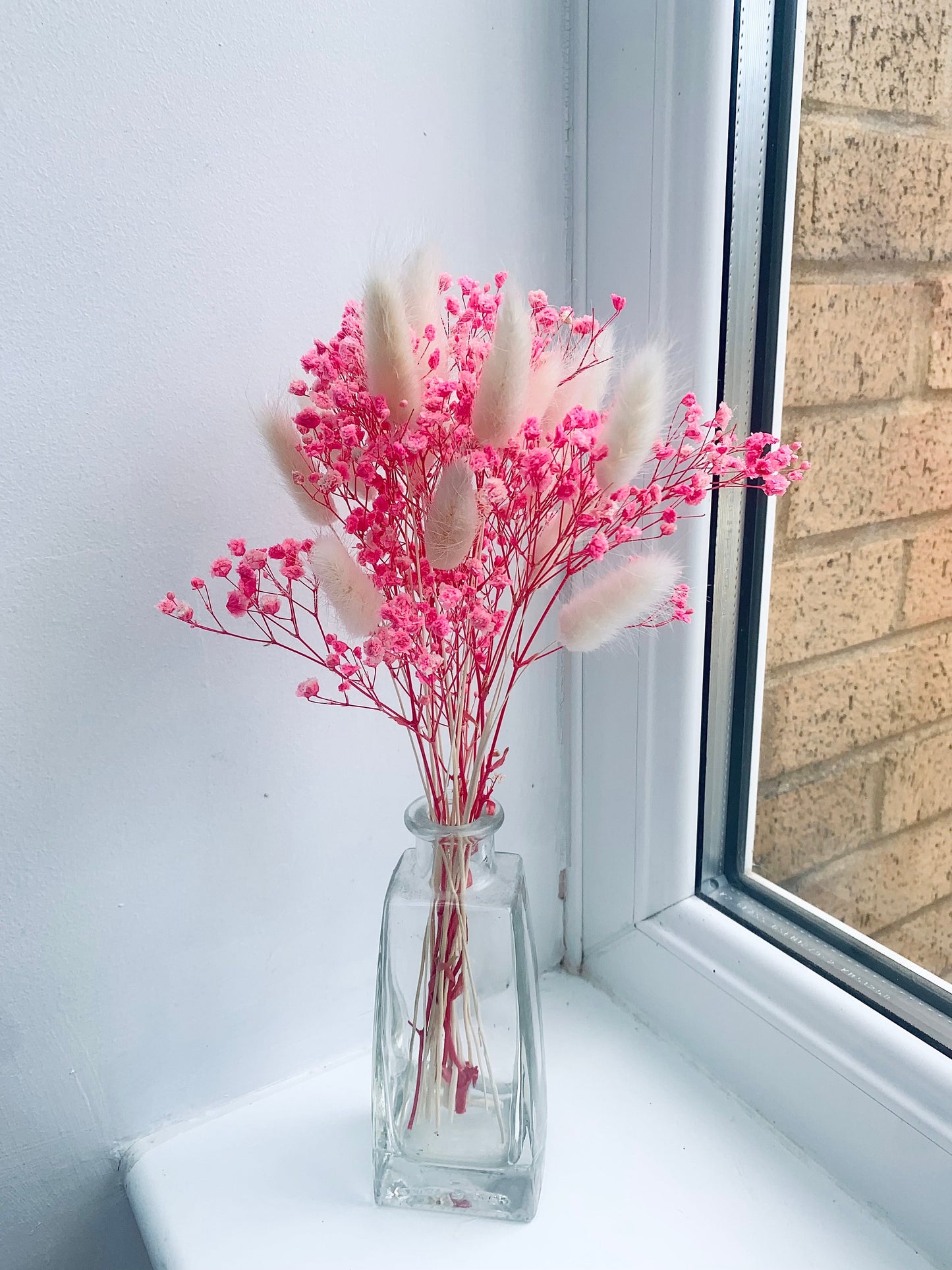 Letterbox Dried Flowers/ Gift for her / Pink Bouquet / Dried flower bouquet / gift / letterbox gift / Mothers day gift / Birthday gift