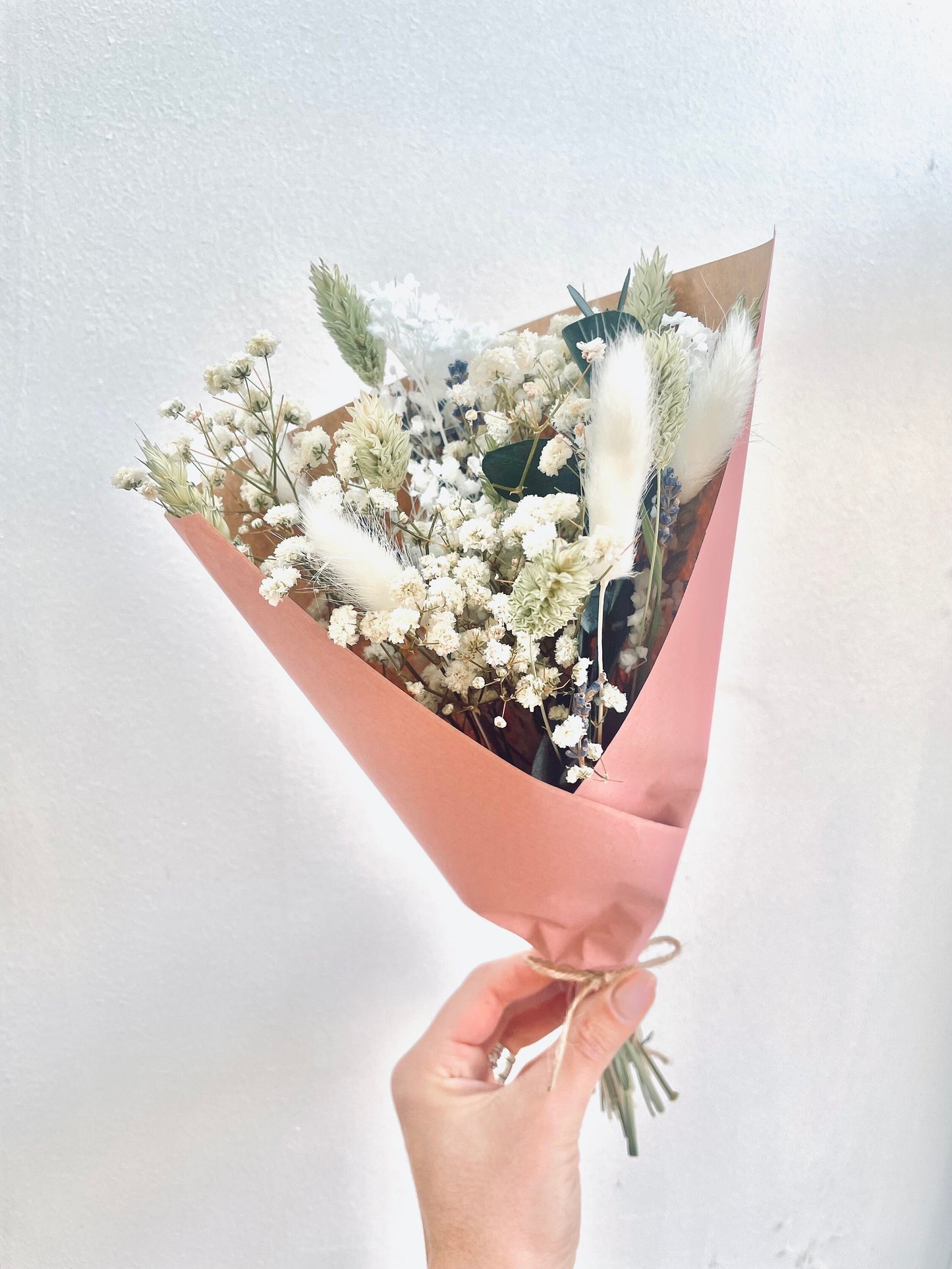 Gypsophila Eucalyptus Bridal Bouquet / Dried Flowers/ Dried Flower Bouquet/ Gifts For Her / Wedding Bouquet / Dried flower arrangement