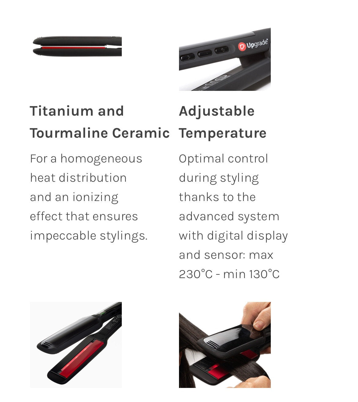 UPGRADE Infrared Hair Straightener