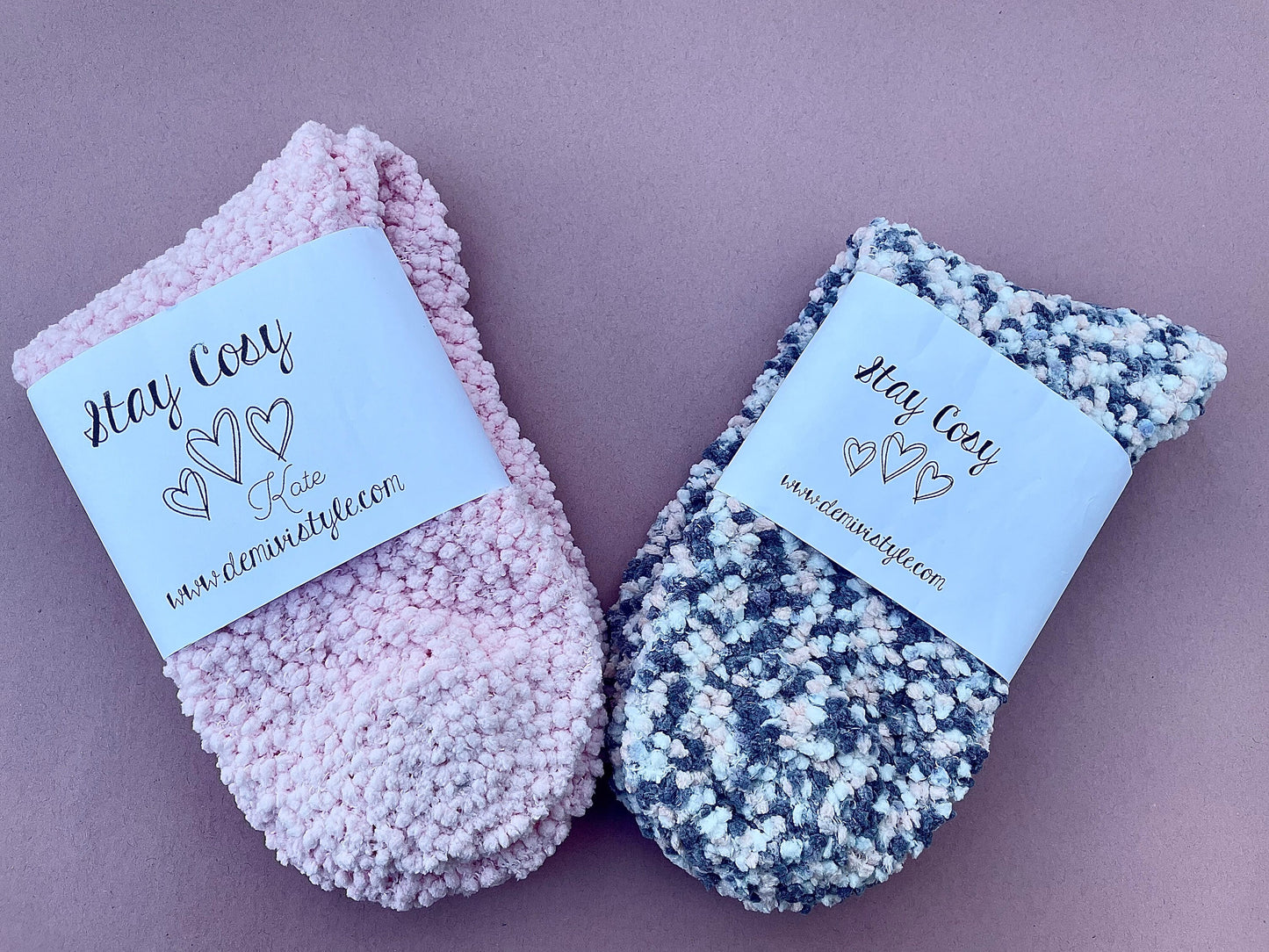PERSONALISED Cosy socks / winter socks / sleeping socks / gift for her / warm socks / fluffy socks / christmas gift / stocking fillers