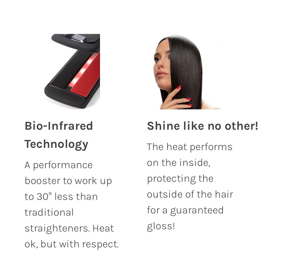 UPGRADE Infrared Hair Straightener