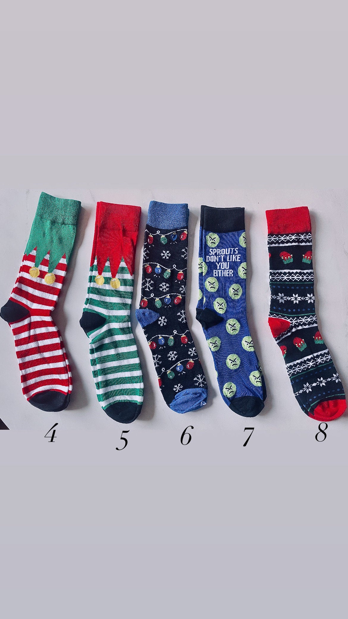 Personalised mens funny Christmas socks/ winter socks / gift for him / christmas gift / stocking fillers / festive socks /Novelty Socks 6-11