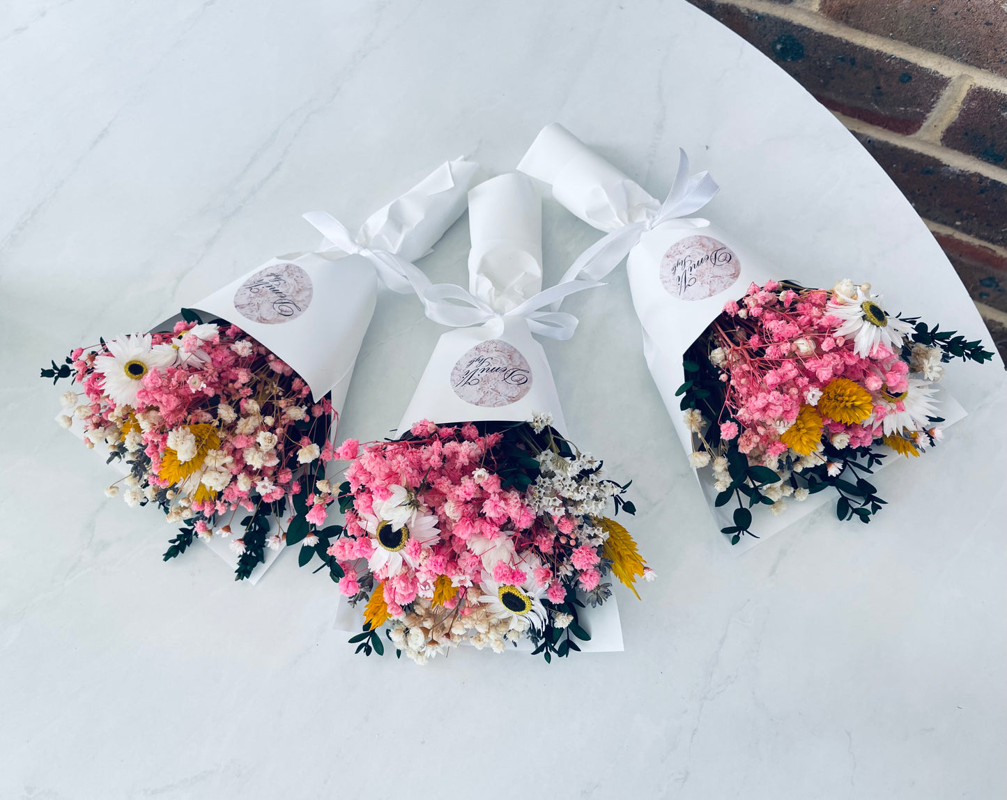 Mini Dried Flower Bouquet / Centerpiece Dried Flowers Dried Bouquet Floral Arrangement Handmade Bouquet Flowers Gift For Her Home Decor