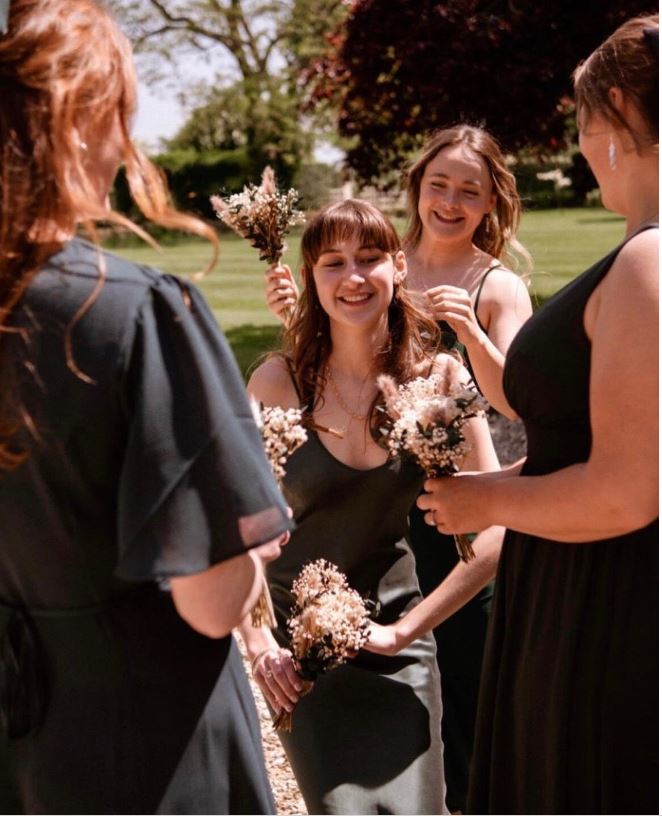 Gypsophila lavender Bridesmaid Bouquet Wedding Dried Flower Bouquet Gift For Her Dried flower arrangement Buttonholes