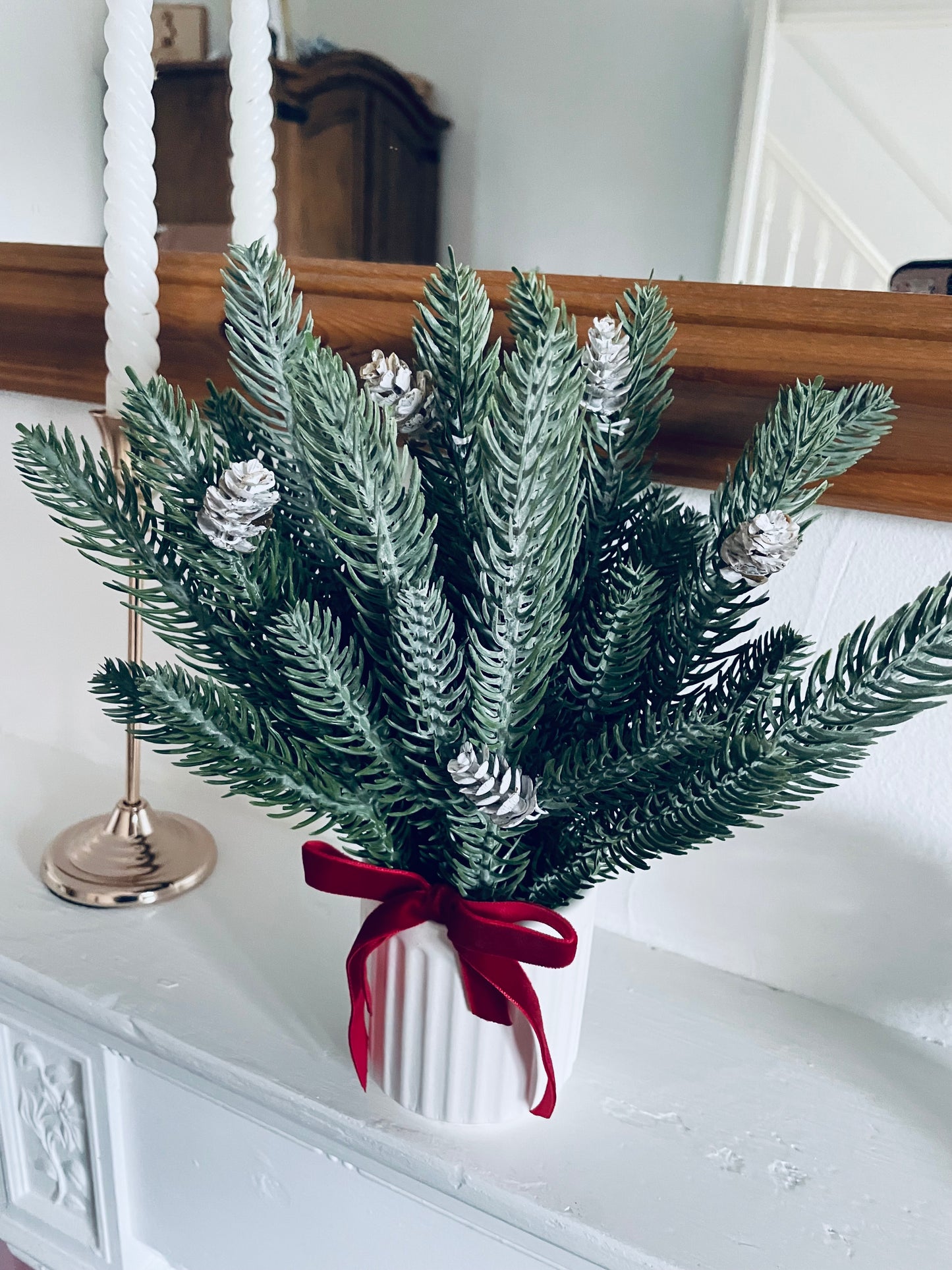 Table Top Christmas Tree Decorations Pine Christmas Tree Fake Christmas Tree in Pot Pine Tree Christmas Xmas Tree fake Small Pine  Tree