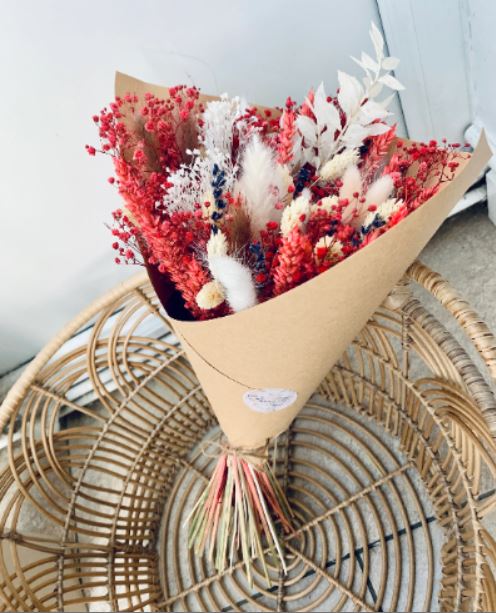 GIFT for her/ Scented Bouquet LOVE/ Dried Flowers/ Dried Flower Bouquet/ Valentines Bouquet / Dried flower arrangement