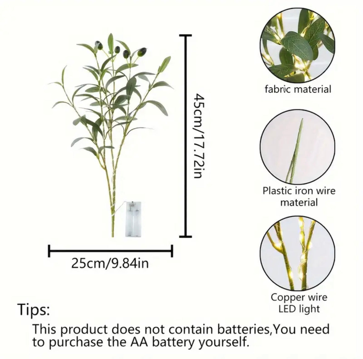 Olive Branch LED table Light for wedding centerpiece olive branch light for table wedding decor olive branch lamp for rustic home decor