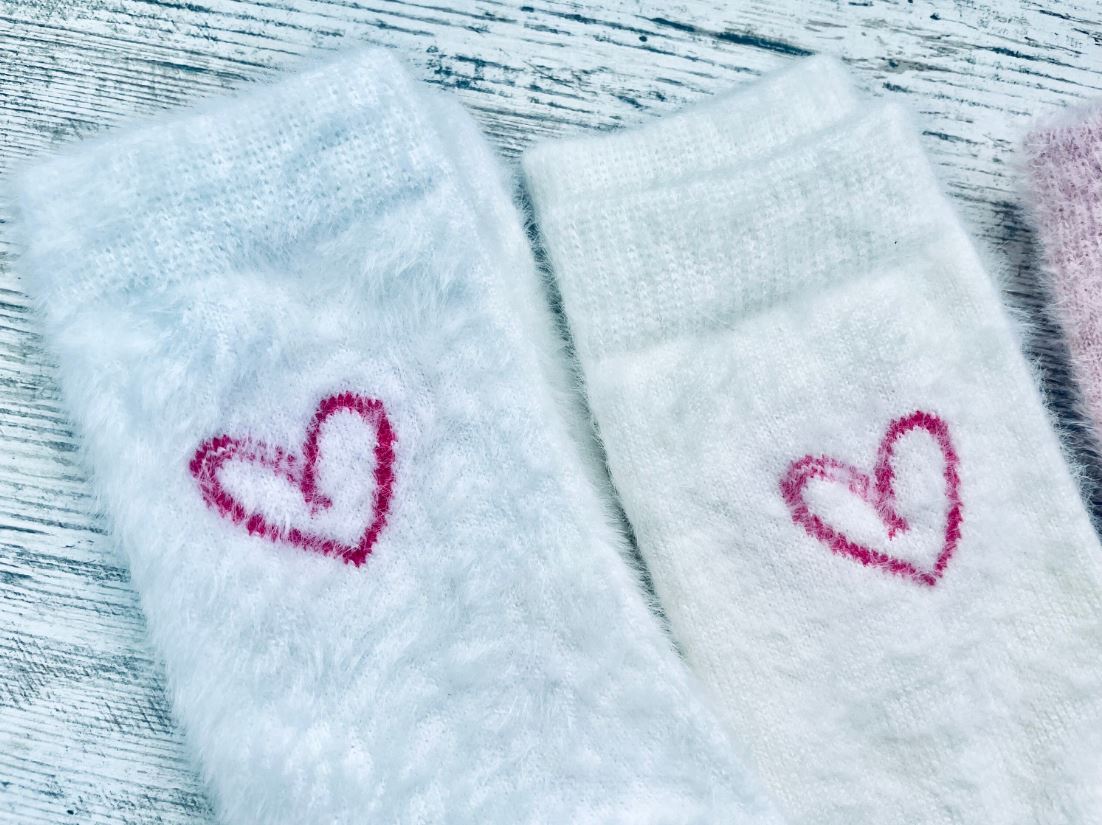 PERSONALISED Cozy socks Warm winter socks Fluffy sock gifts stocking fillers warm socks Christmas gift Fuzzy socks festive sleeping socks