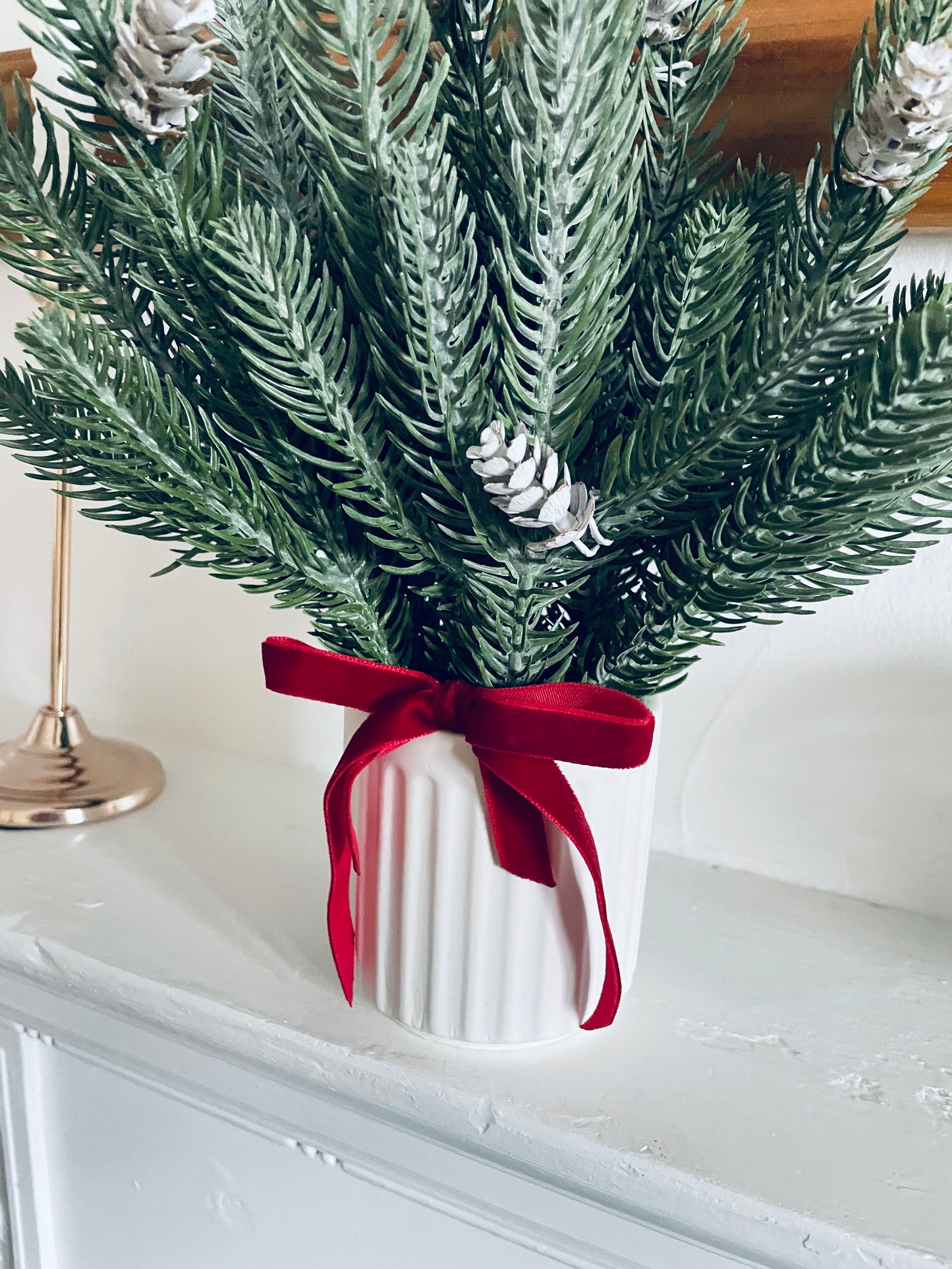 Table Top Christmas Tree Decorations Pine Christmas Tree Fake Christmas Tree in Pot Pine Tree Christmas Xmas Tree fake Small Pine  Tree