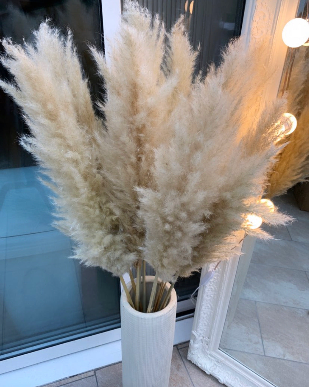 Sale extra large cream fluffy natural pampas grass 60-140cm pampas stem, gift for her, dried flowers, pampass grass / pampas bouquet