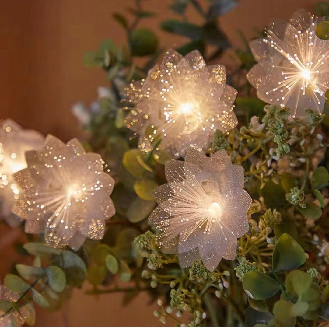 Eucalyptus Garland with Lights, Wedding Table Centerpiece, Greenery Decor For Home
