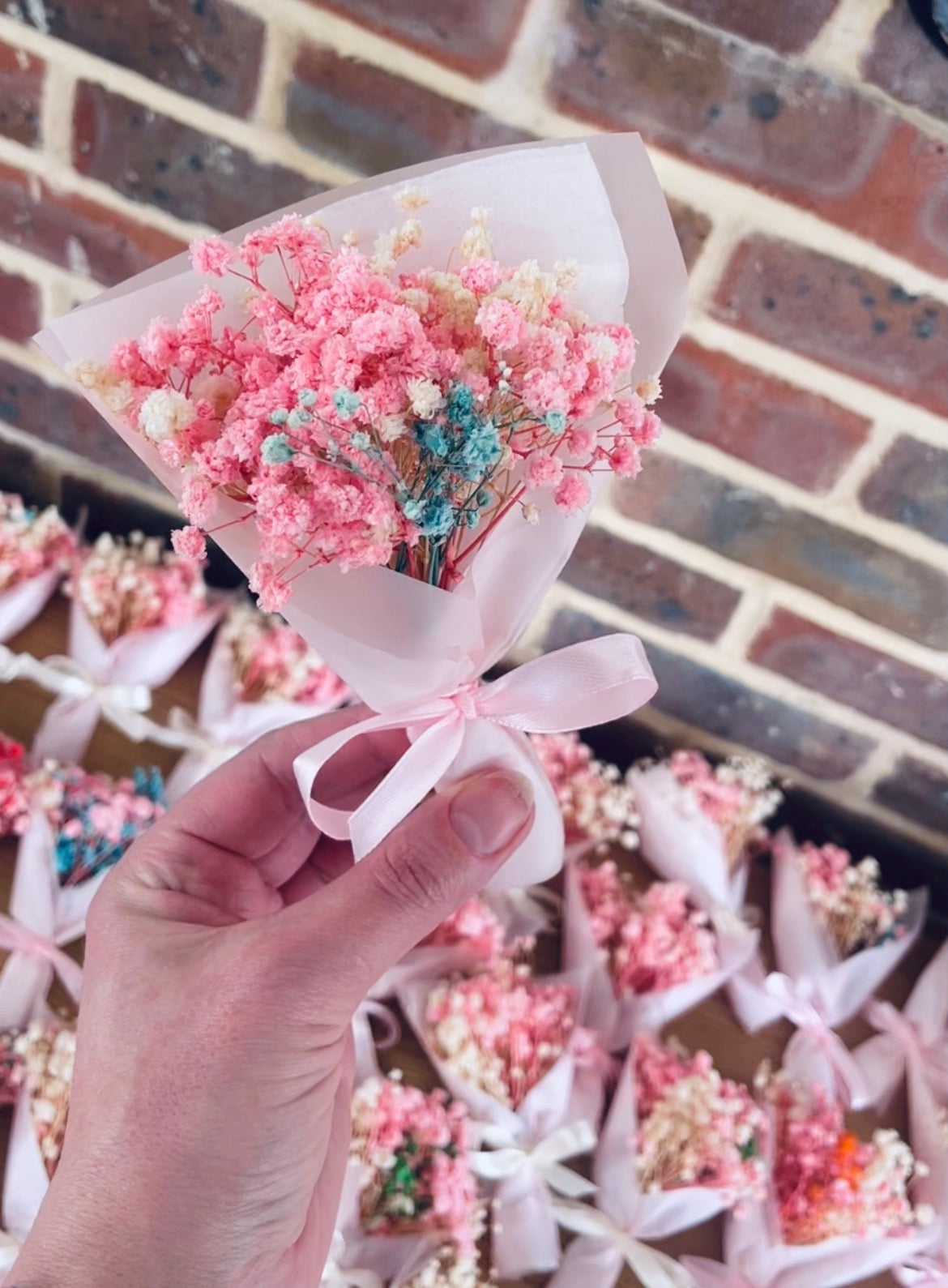 Dried Flower Mini Bouquet Mini Posy Colourful Bridesmaid Proposal Gift For Her Letterbox Flowers